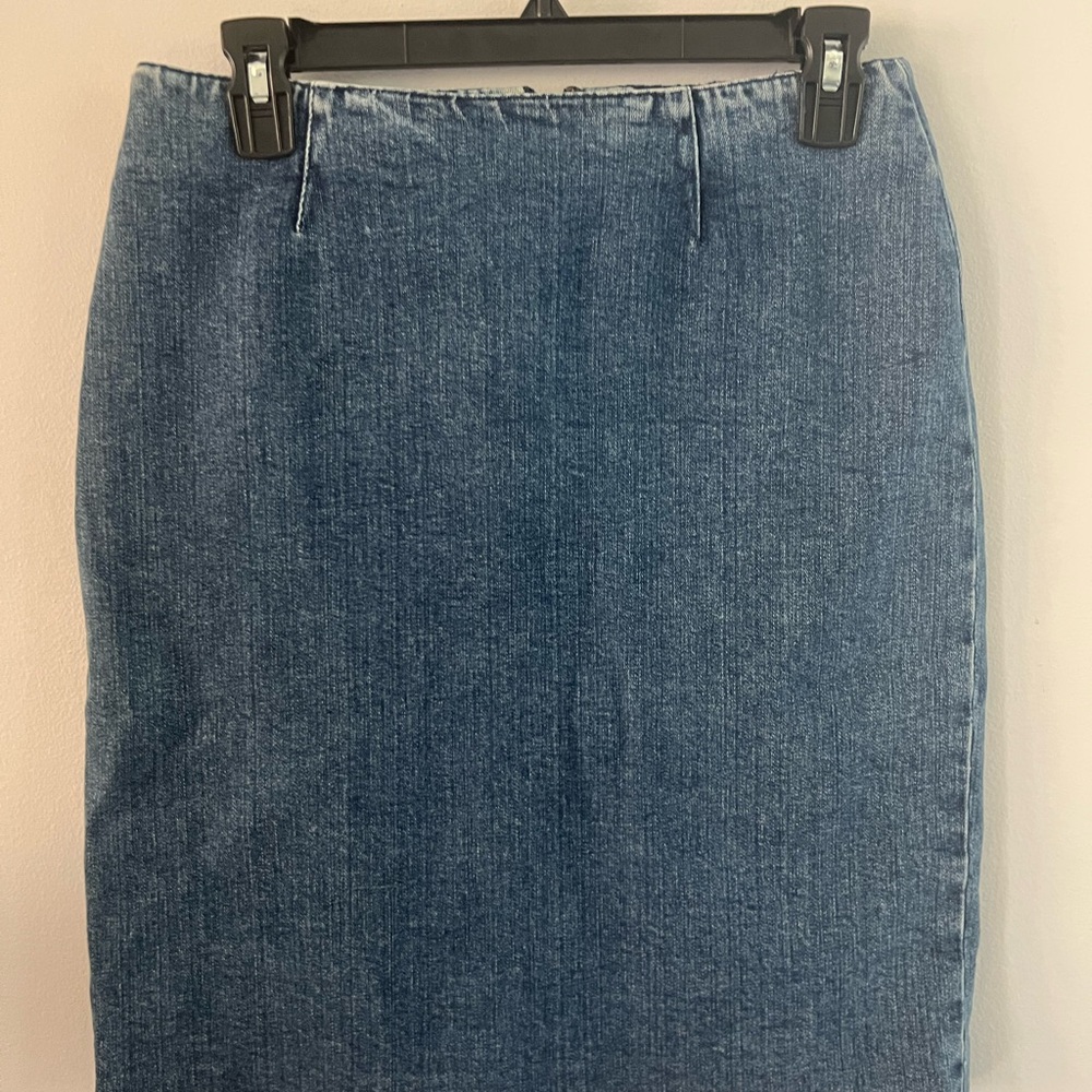 Lauren Jeans Company Ralph‎ Lauren Blue Jean Mini Skirt Stretch Size 4